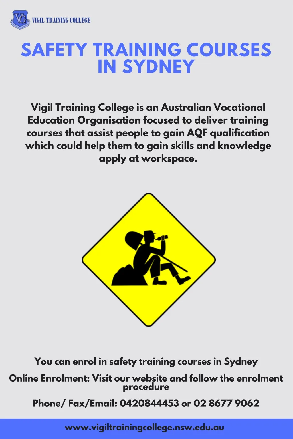 safety training courses in sydney