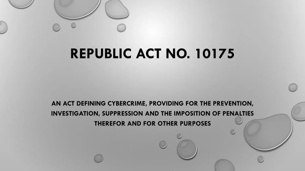 republic act no 10175