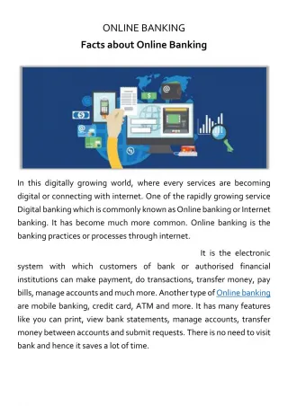 Online Banking - slide 1