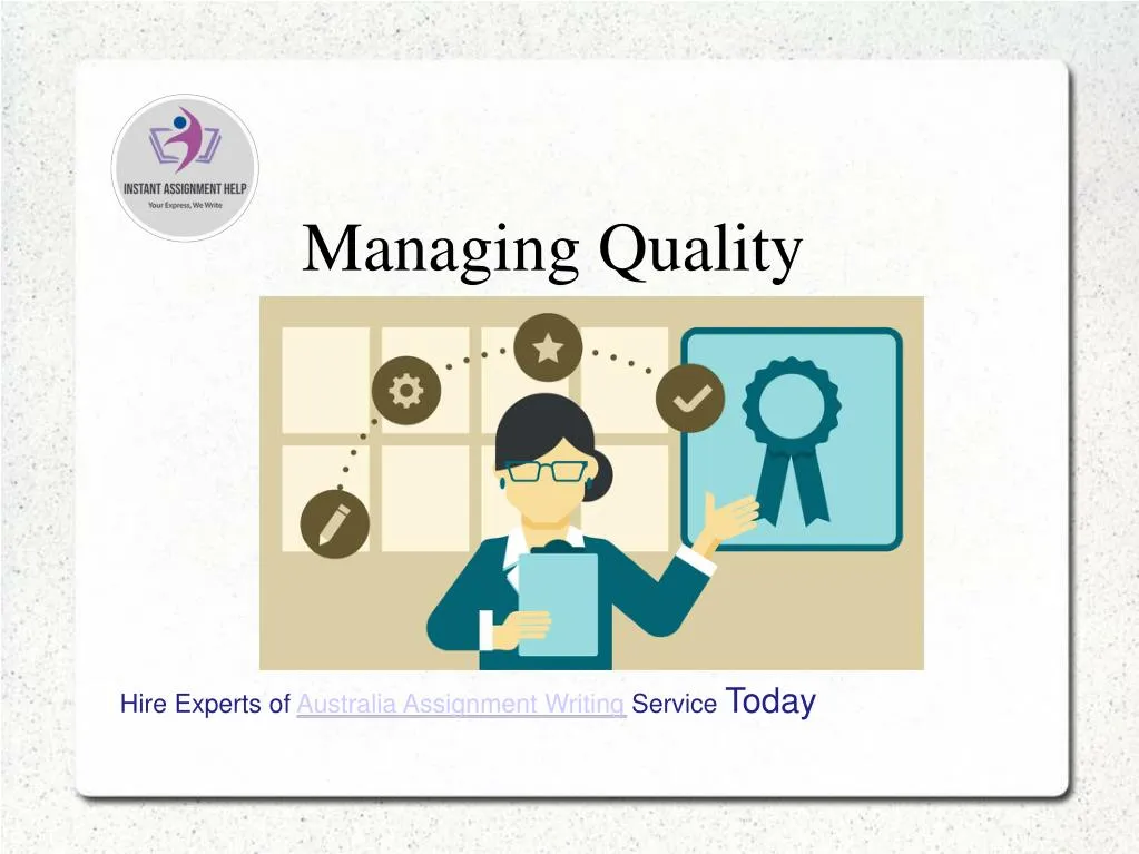 managing quality