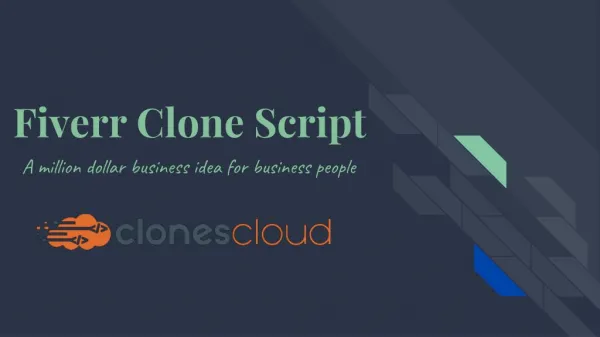 Fiverr CloneScript - Build Your Own Freelance Marketplace