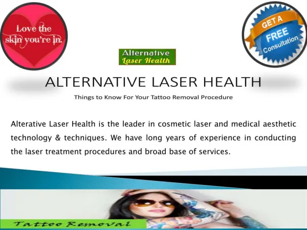 Laser Tattoo Removal