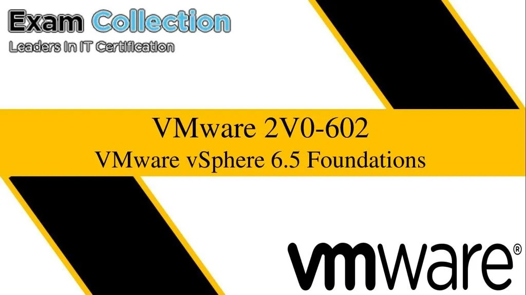 vmware 2v0 602 vmware vsphere 6 5 foundations