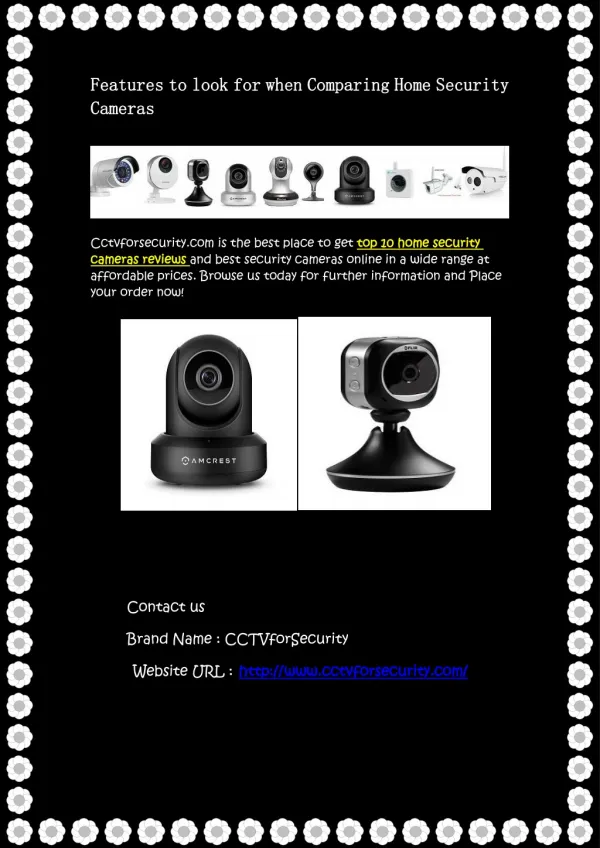 Best Outdoor Security Cameras Review at cctvforsecurity.com