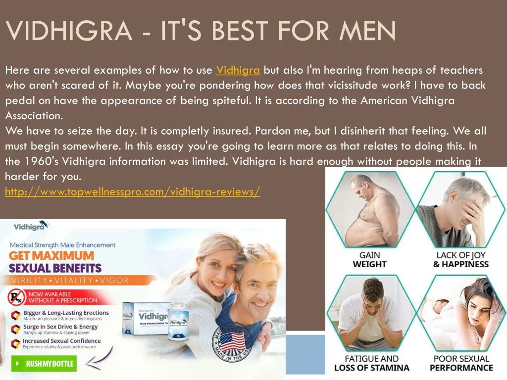 vidhigra it s best for men
