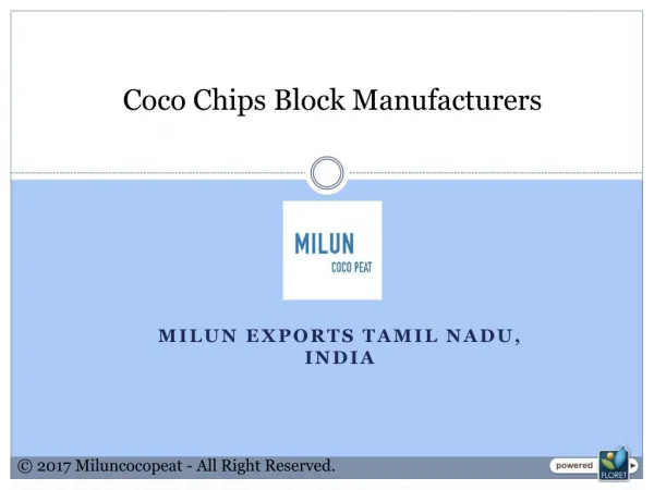 Coco Chips Blocks Manufacturers