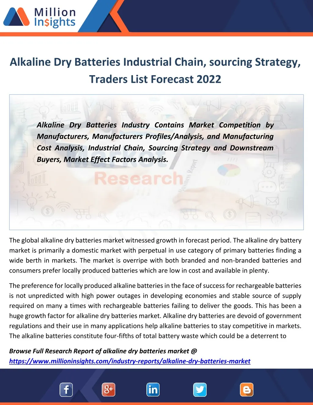 alkaline dry batteries industrial chain sourcing
