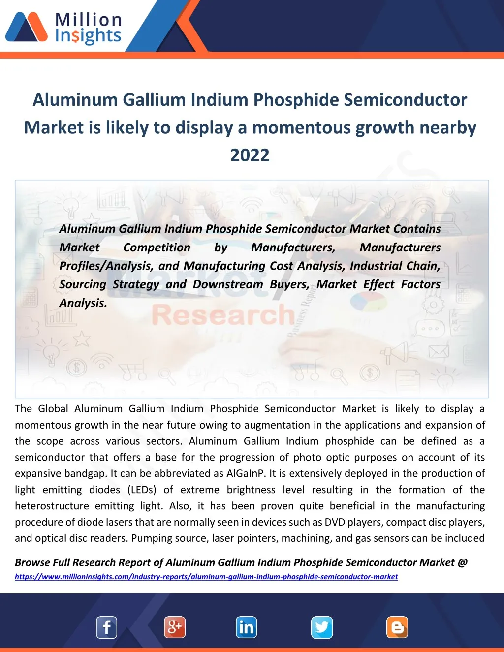 aluminum gallium indium phosphide semiconductor