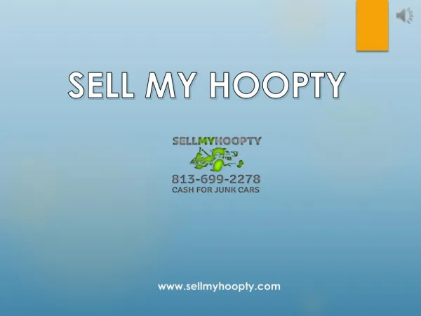 Junk Cars Buyer Company in Tampa - SellmyHoopty
