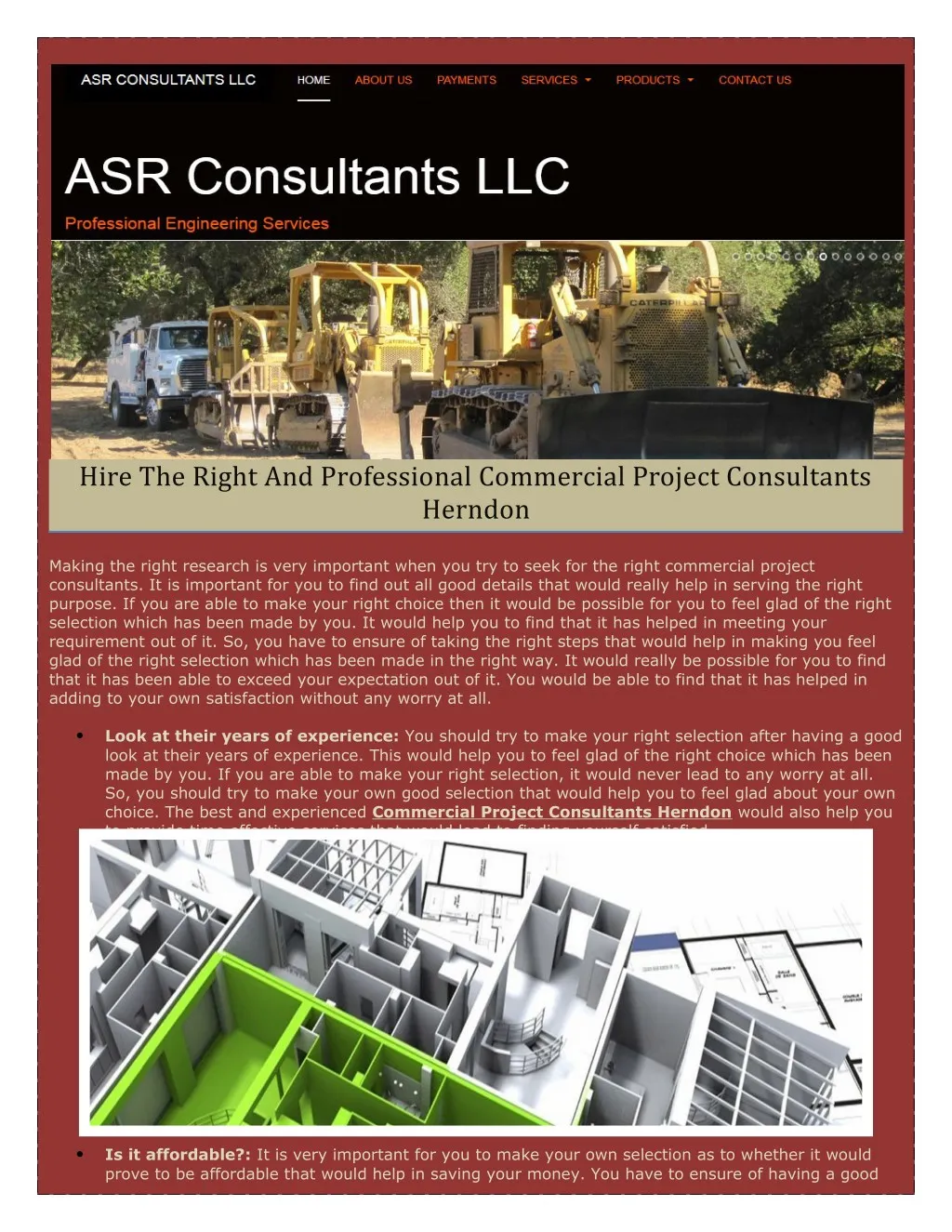 hire the right and professional commercial