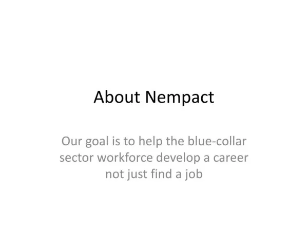 About Us | Nempact