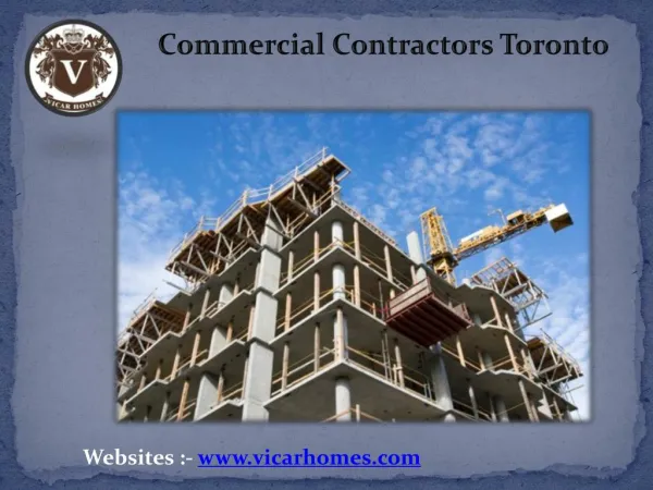 Commercial General Contractors in Toronto