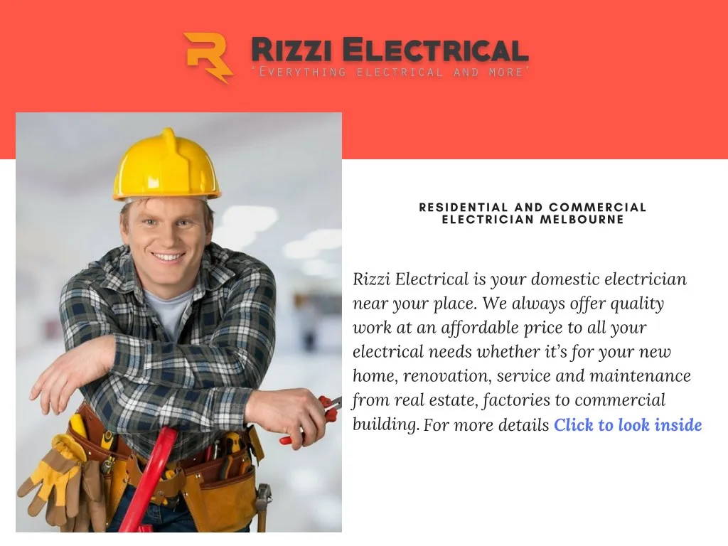residential and commercial electrician melbourne