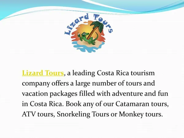 Costa Rica Zip Line Tours - Lizard Tours