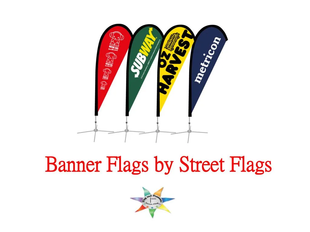 banner flags by street flags