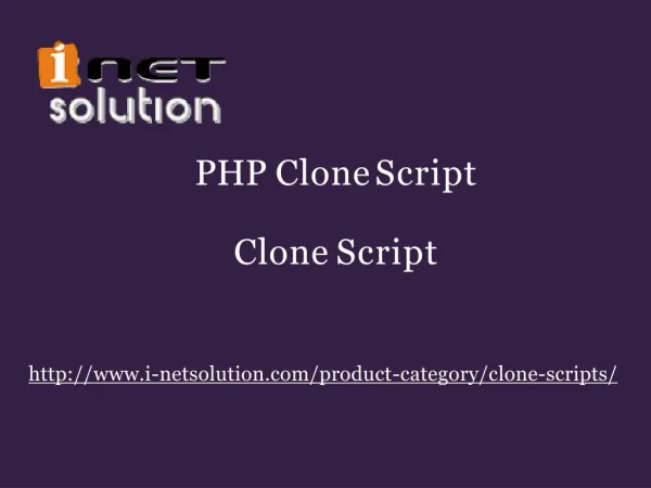 Clone Script - PHP Clone Script