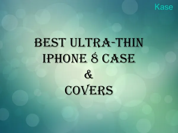 Best Ultra-Thin iPhone 8 Case & Covers