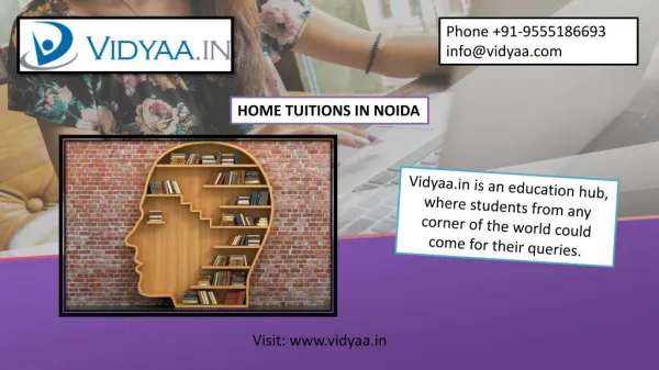 Home Tuition in Noida â€“ Vidyaa.in