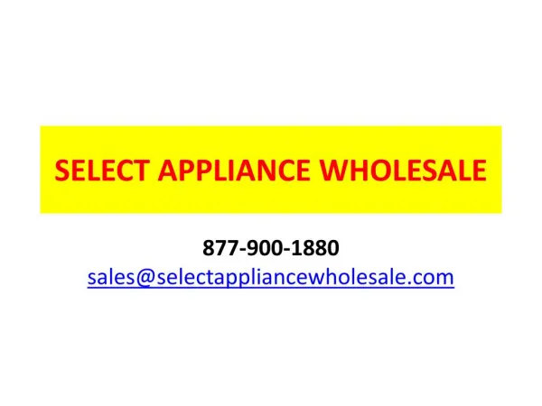 Used appliance wholesale, Wholesale appliances for apartments, Used appliances export