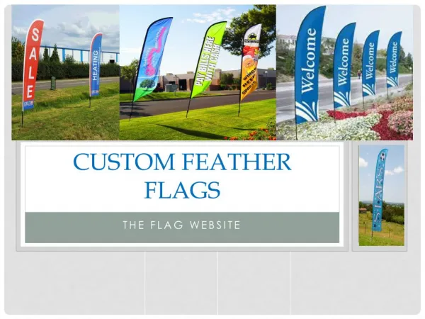 Custom Feather Flags | Bow Flags - The Flag Website
