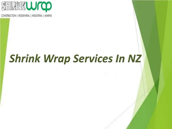 Shrink Wrap Services In NZ | Industrial Shrink Wrapping