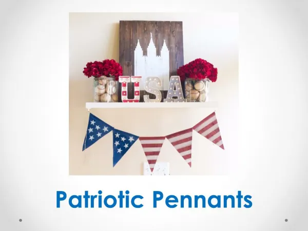 Patriotic Pennants| Pennant String- Pennant Strings