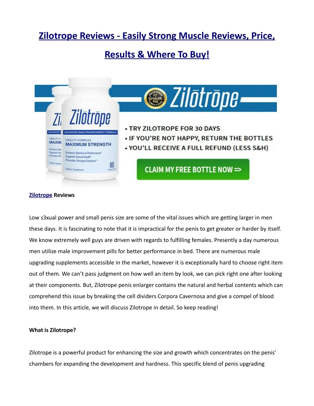 zilotrope reviews easily strong muscle reviews