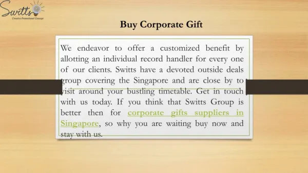 Buy Corporate Gift