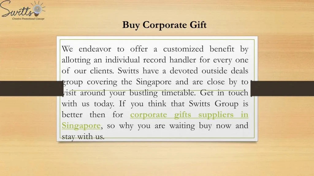 buy corporate gift