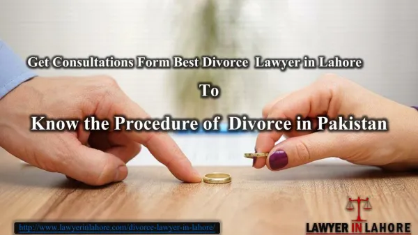 Qualified Divorce Lawyers in Lahore Pakistan