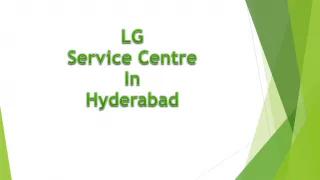 LG Service Center in Hyderabad