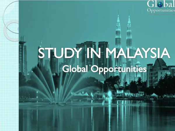 Study in Malaysia