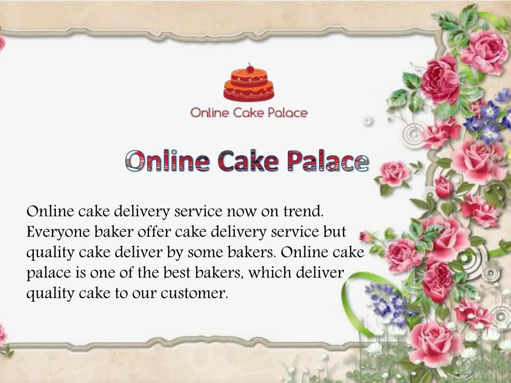 online cake palace
