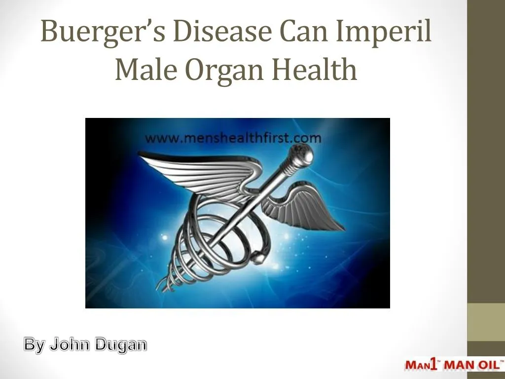 buerger s disease can imperil male organ health