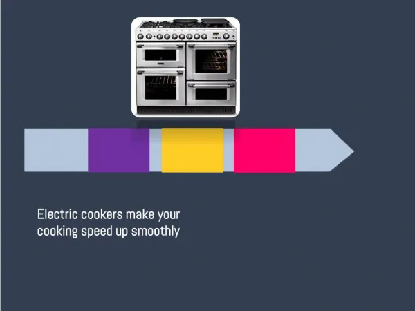 Electric cookers make your cooking speed up smoothly