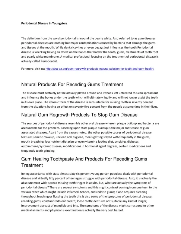 Gum Healing Toothpaste And Products For Receding Gums Treatment