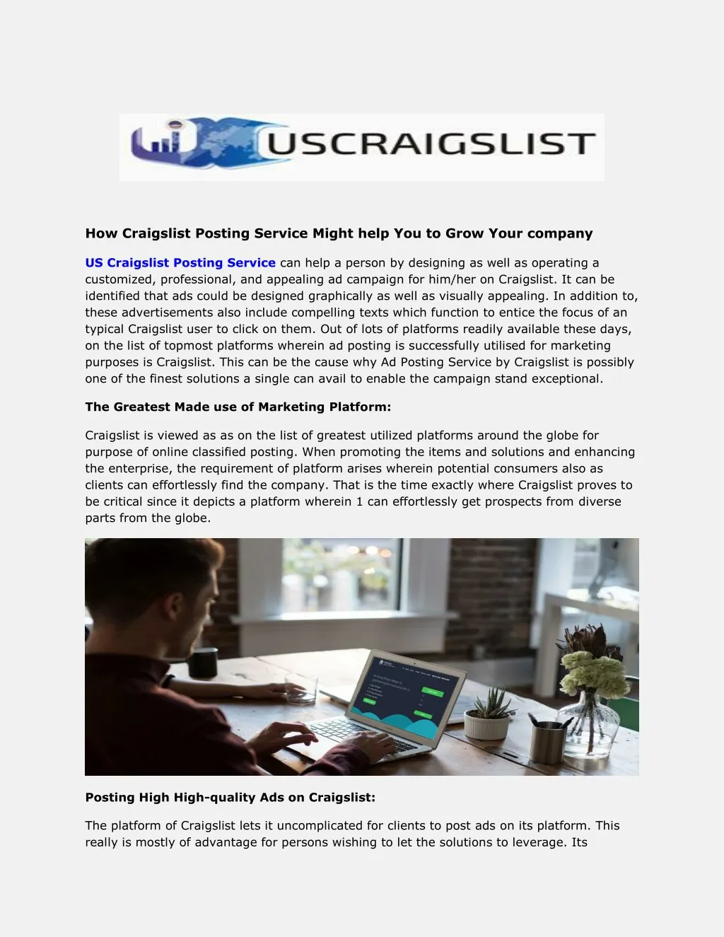 how craigslist posting service might help