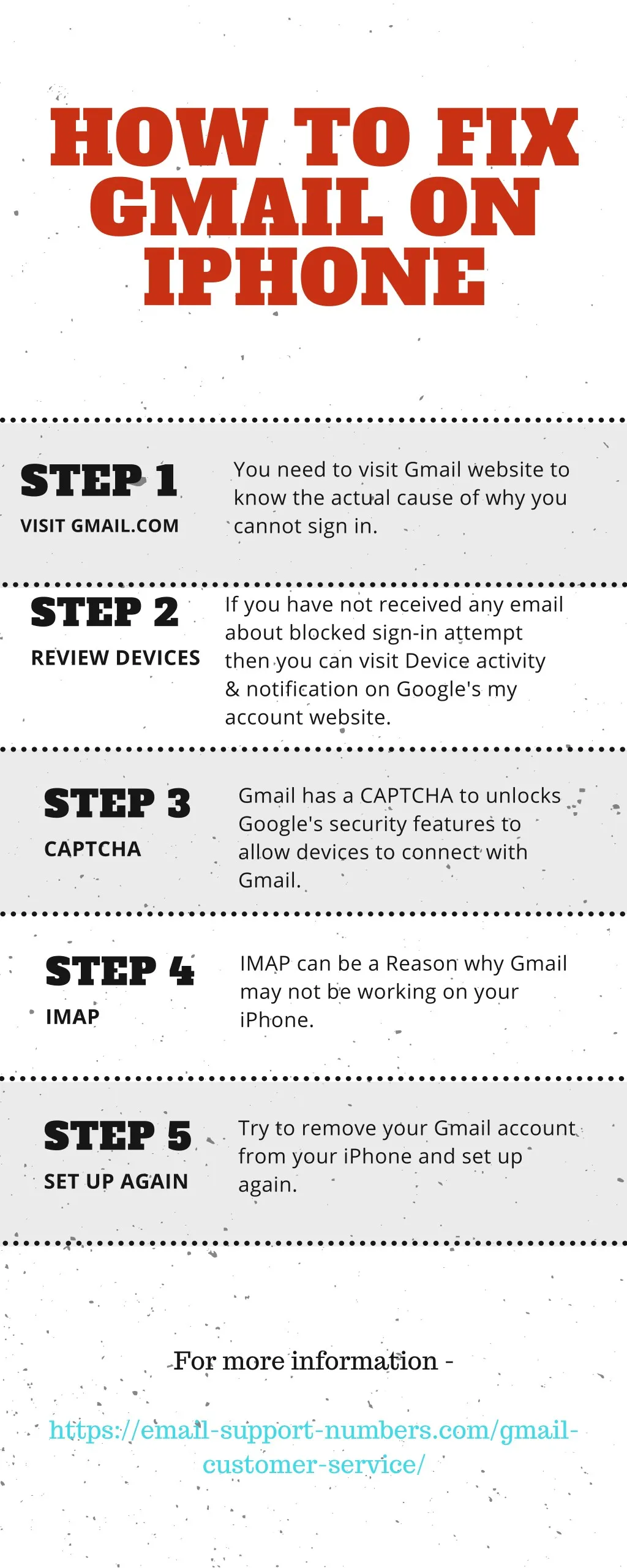 how to fix gmail on iphone