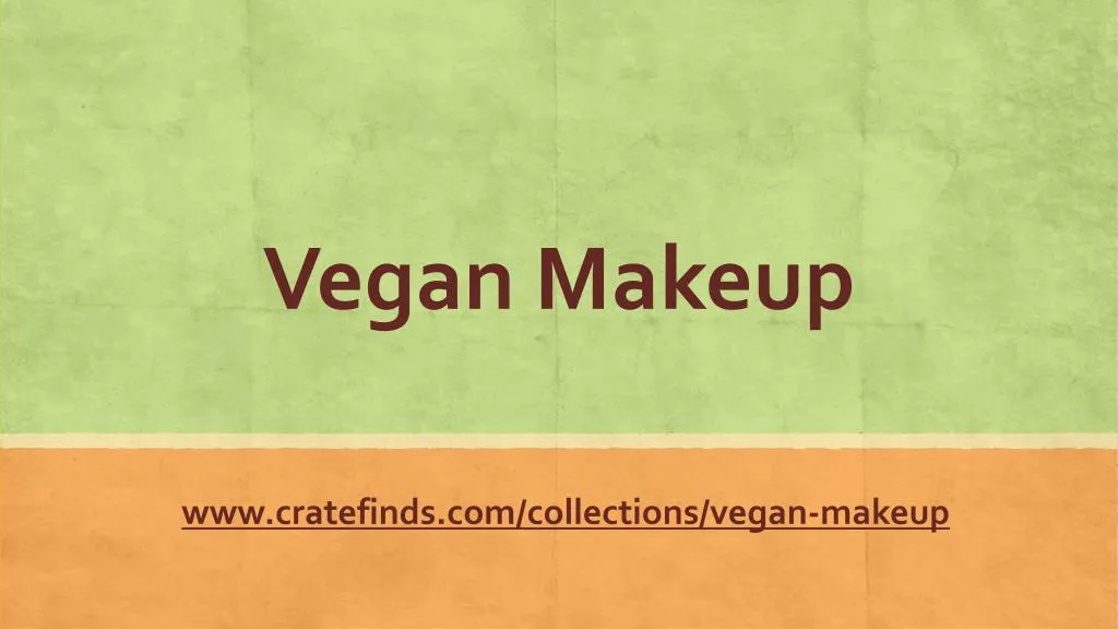 vegan makeup