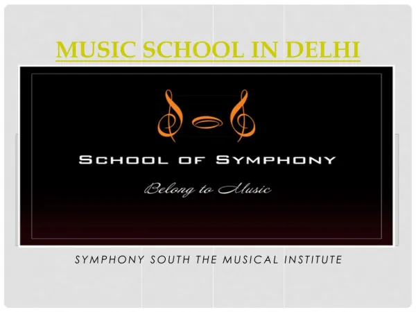 Music School In Delhi