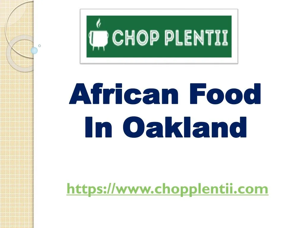 african food in oakland