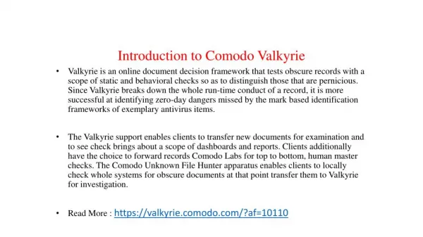 Advanced File Analysis System | Valkyrie