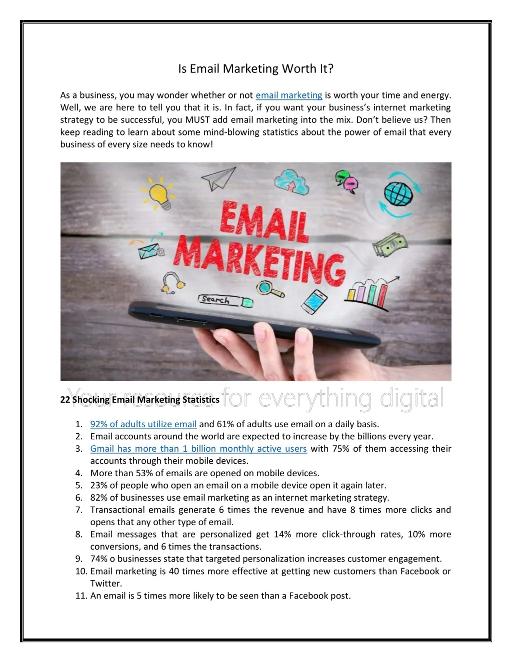 is email marketing worth it