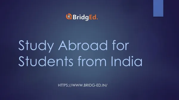 Study Abroad in Europe | Study Abroad Canada | Study Abroad in Australia | Bridg-ed.in