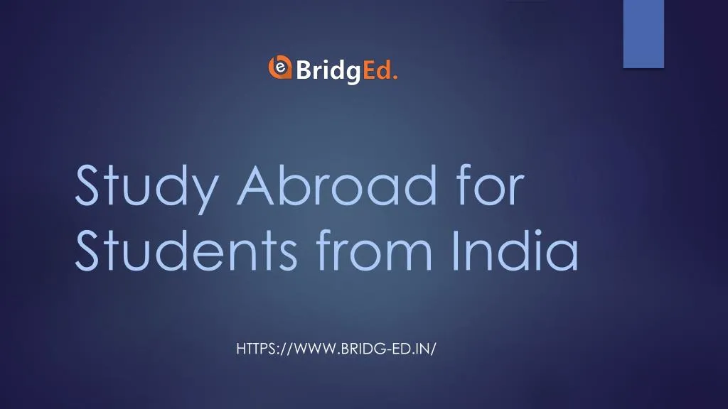 study abroad for students from india