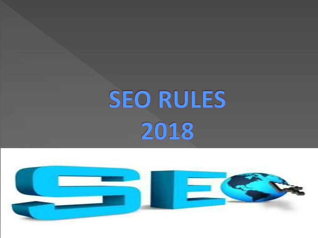 seo rules 2018