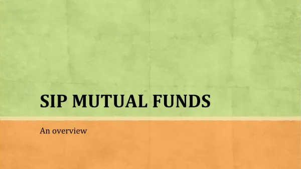 SIP Mutual Funds
