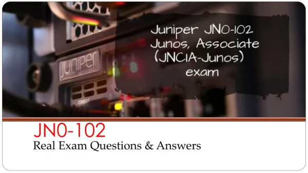 JN0-102 Dumps Questions