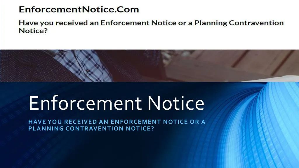 enforcement notice