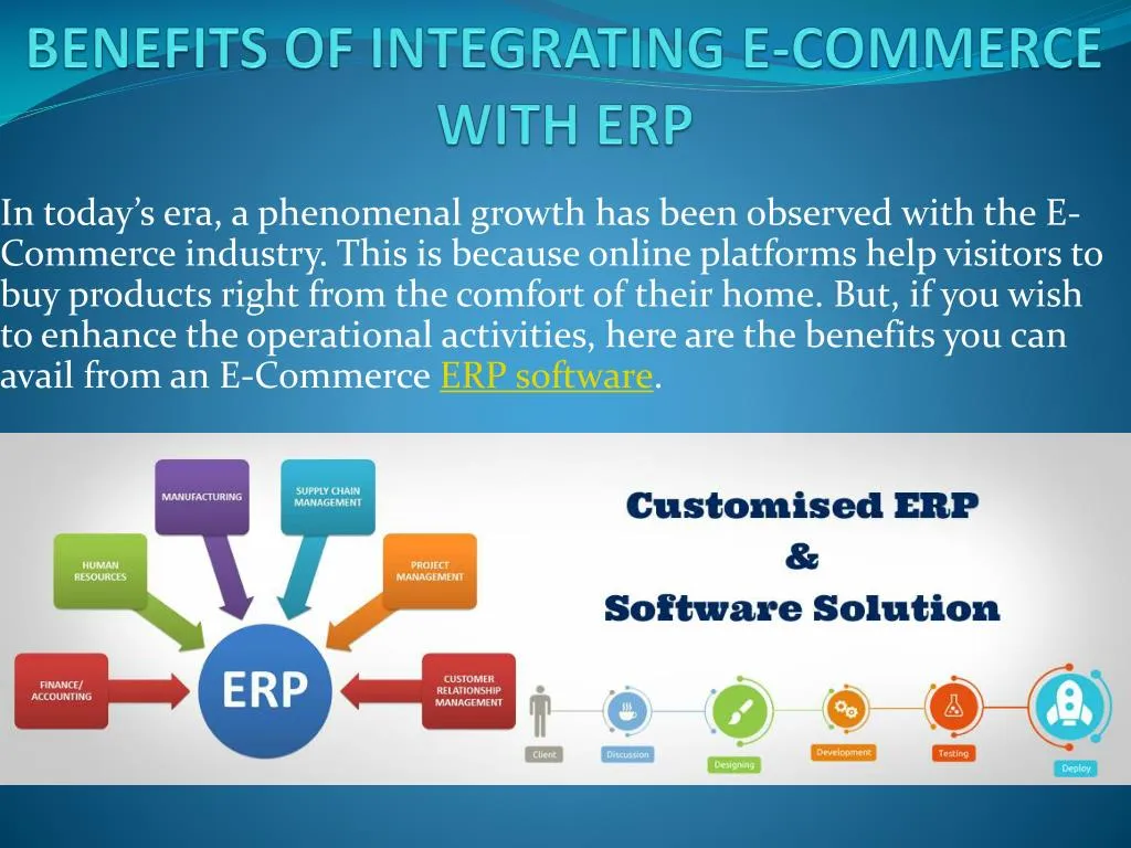 benefits of integrating e commerce with erp